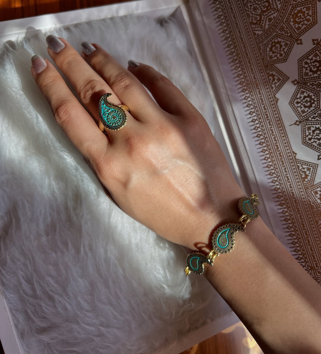 سرویس برنج مدل بته جقه کد2328