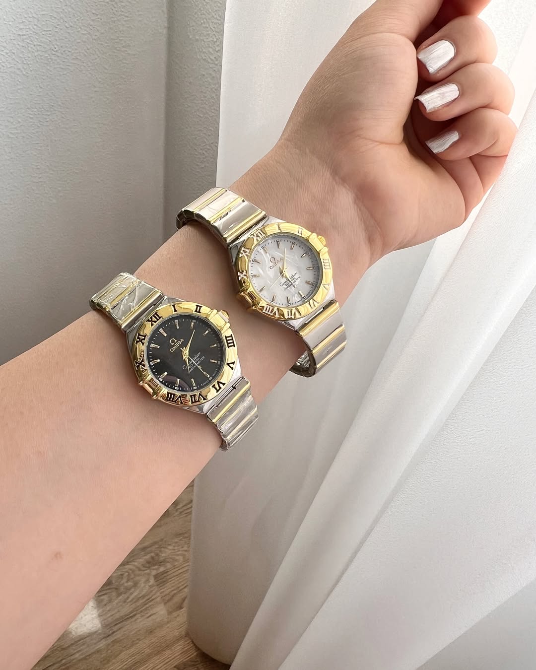 ساعت امگا بند استیل کد 1808