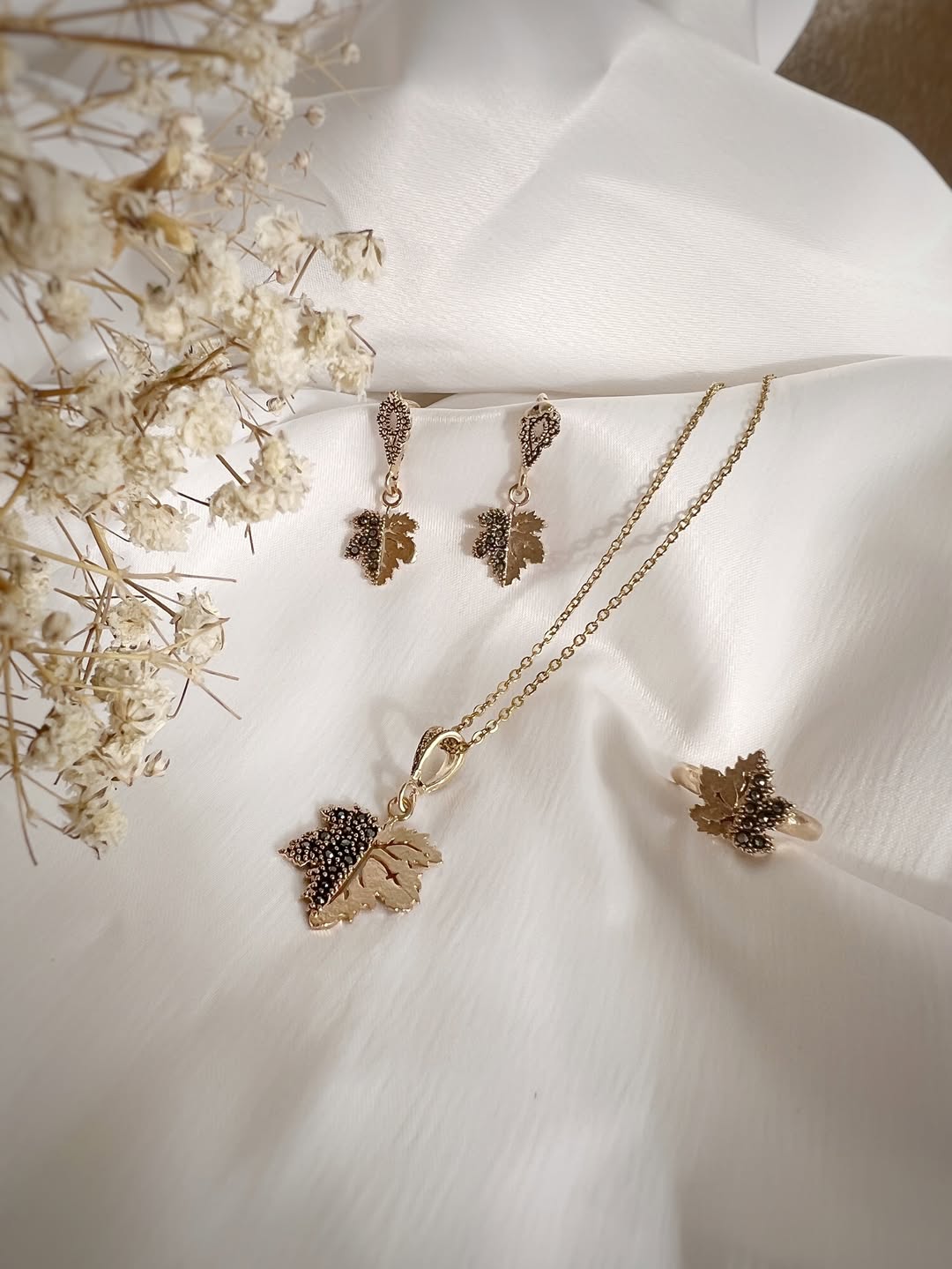 نیم ست طلاروس کد 0801